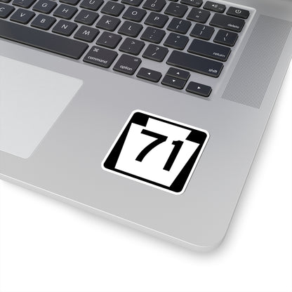 PA-71 (Pennsylvania) (Road Sign) STICKER Vinyl Kiss-Cut Decal