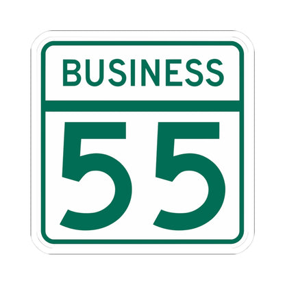 MD Route 55 Business (Maryland) (Road Sign) STICKER Vinyl Kiss-Cut Decal