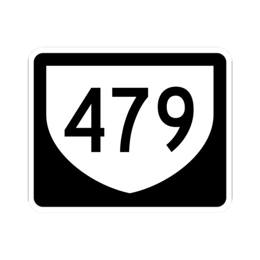 PR urban primary 479 (Puerto Rico) (Road Sign) STICKER Vinyl Kiss-Cut Decal