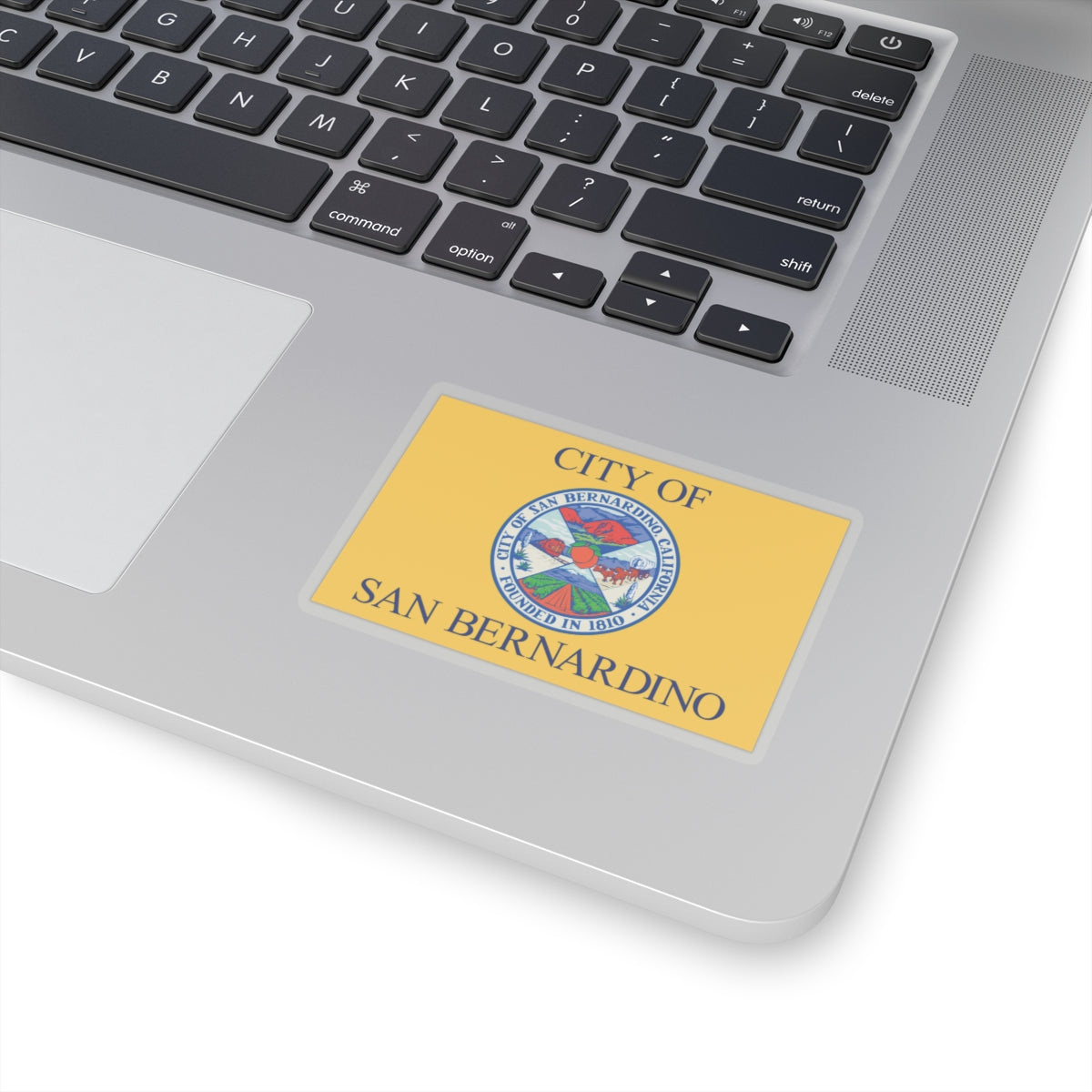 Flag of San Bernardino, California - STICKER Vinyl Kiss-Cut Decal