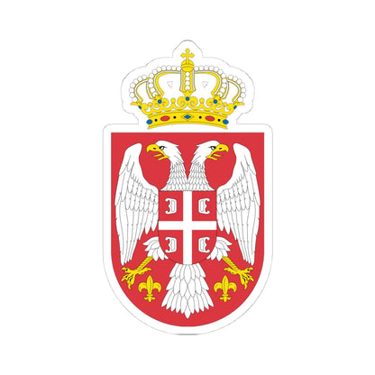 Coat of arms of Serbia small (2004 - 2010) - STICKER Vinyl Kiss-Cut Decal