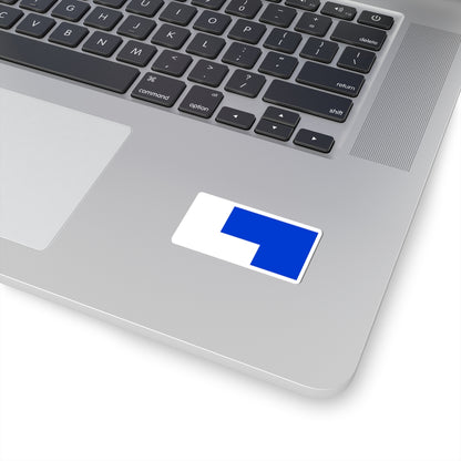 Flag of Lundy (England) STICKER Vinyl Kiss-Cut Decal