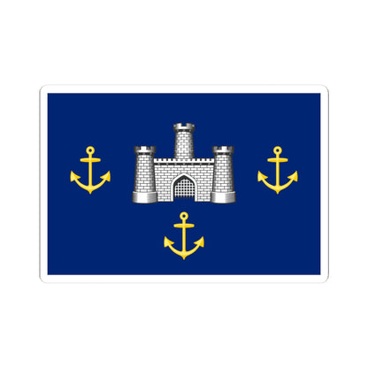 Isle of Wight Council Flag (England) STICKER Vinyl Kiss-Cut Decal