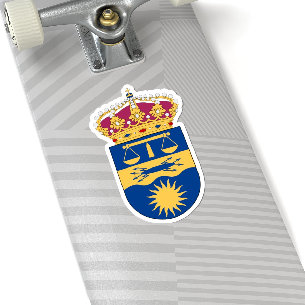 Skellefteå tingsrätt vapen (Sweden) (Coat of Arms) STICKER Vinyl Kiss-Cut Decal