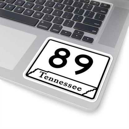 Tennessee 89 (Tennessee) (Road Sign) STICKER Vinyl Kiss-Cut Decal
