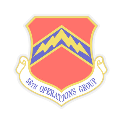 56th Operations Group (U.S. Air Force) STICKER Vinyl Kiss-Cut Decal-2 Inch-Transparent-The Sticker Space