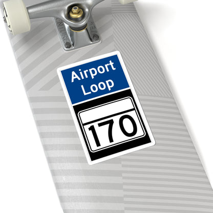 MD Route 170 Airport Loop (Maryland) (Road Sign) STICKER Vinyl Kiss-Cut Decal