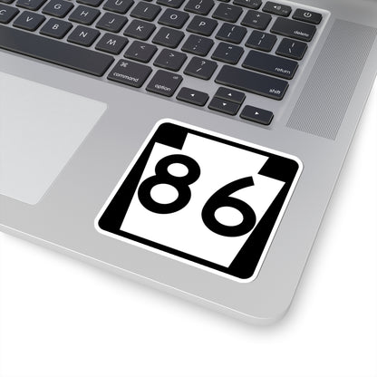 PA-86 (Pennsylvania) (Road Sign) STICKER Vinyl Kiss-Cut Decal