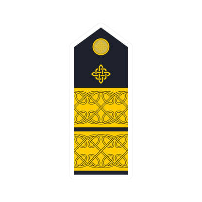 Naramenica ljetne odore admirala flote HRM (Croatia) (Military Rank) STICKER Vinyl Kiss-Cut Decal