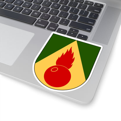 Artilleriregementet 913. kompaniet vapen (Sweden) (Coat of Arms) STICKER Vinyl Kiss-Cut Decal
