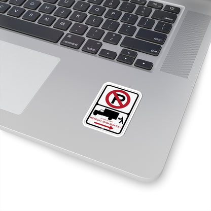 PBOT Road sign P2026R (Oregon) (Road Sign) STICKER Vinyl Kiss-Cut Decal