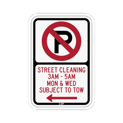 PBOT Road sign P1100R (Oregon) (Road Sign) STICKER Vinyl Kiss-Cut Decal
