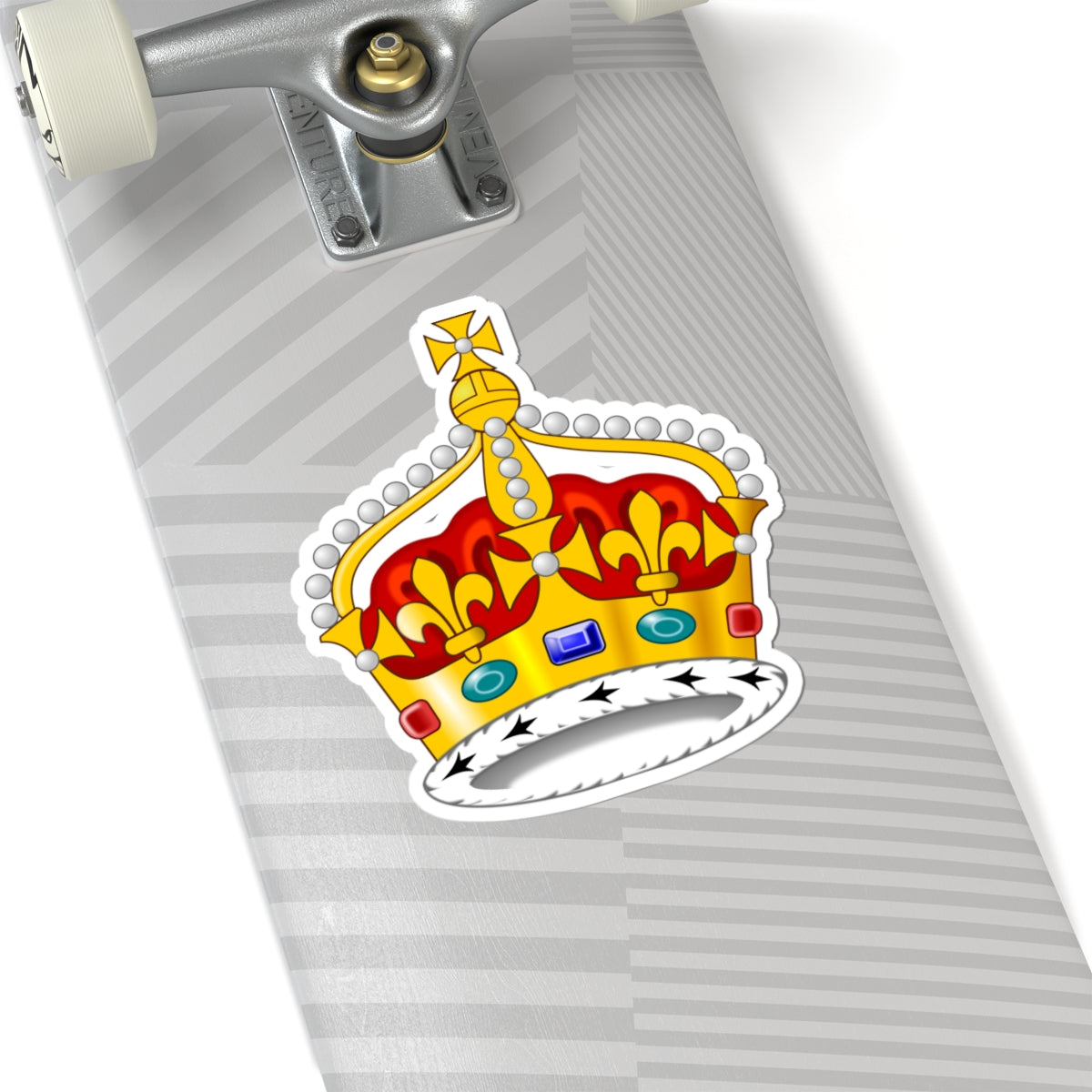 2022 pattern Queen Consorts Crown United Kingdom (United Kingdom) (Coat of Arms) STICKER Vinyl Kiss-Cut Decal