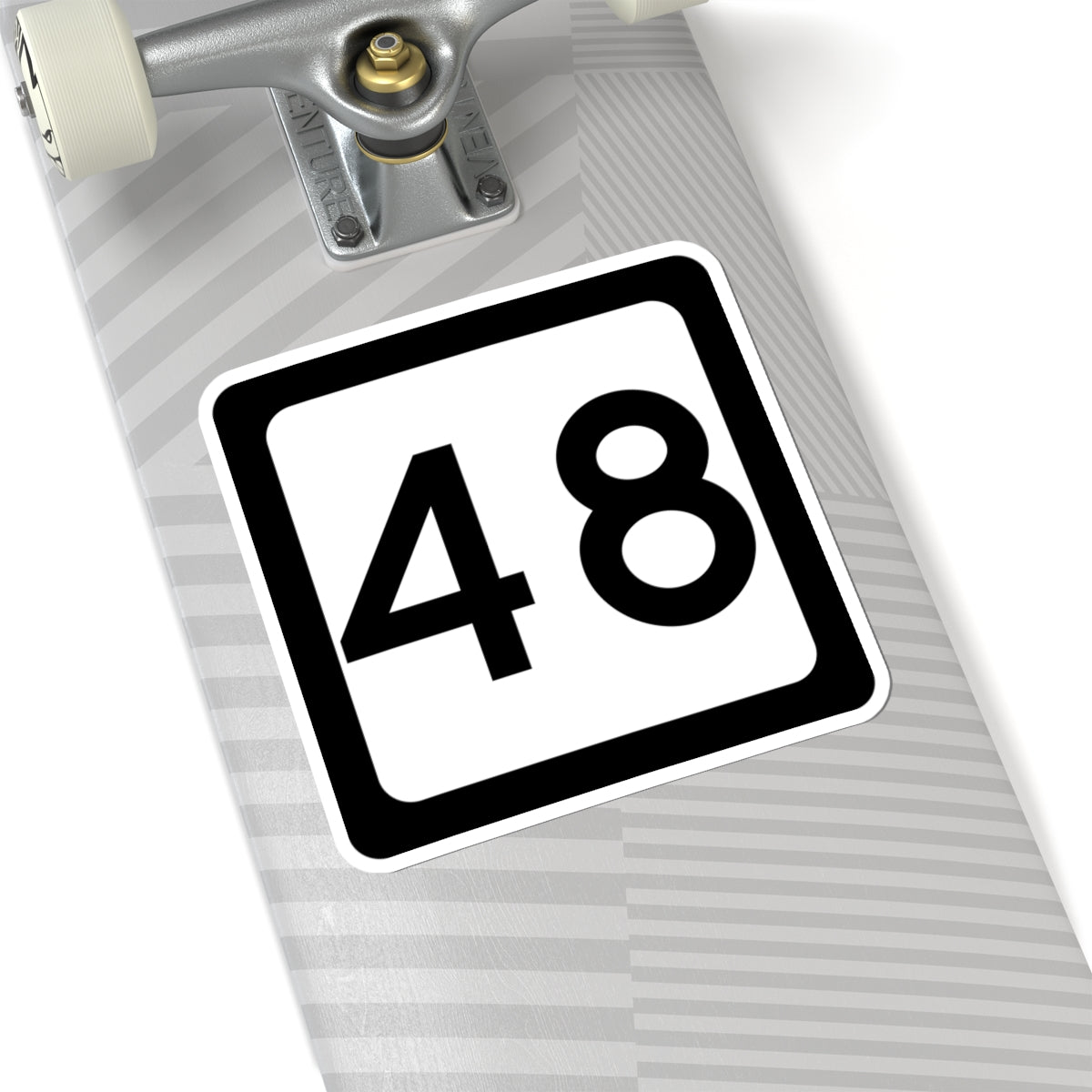 WV-48 (Virginia) (Road Sign) STICKER Vinyl Kiss-Cut Decal