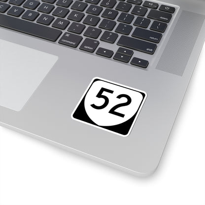 Virginia 52 (Virginia) (Road Sign) STICKER Vinyl Kiss-Cut Decal