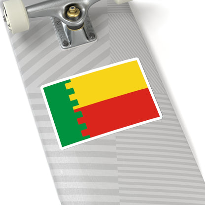 Flag of Pytalovsky rayon Pskov oblast (Russia) STICKER Vinyl Kiss-Cut Decal