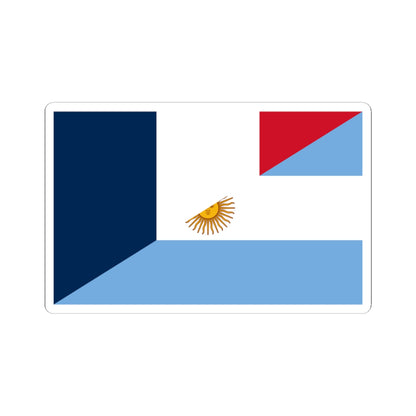 Flag of Argentina and France (France) STICKER Vinyl Kiss-Cut Decal