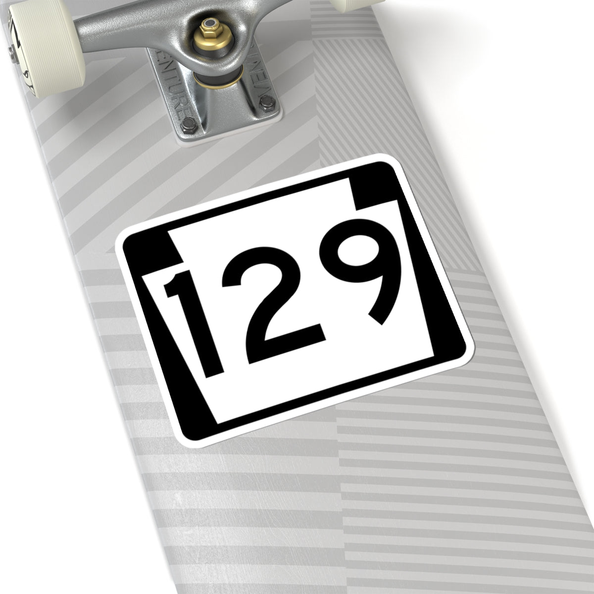 PA-129 (Pennsylvania) (Road Sign) STICKER Vinyl Kiss-Cut Decal