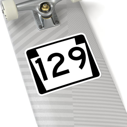PA-129 (Pennsylvania) (Road Sign) STICKER Vinyl Kiss-Cut Decal