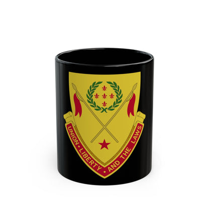 180th Field Artillery Battalion (U.S. Army) Black Coffee Mug-11oz-The Sticker Space