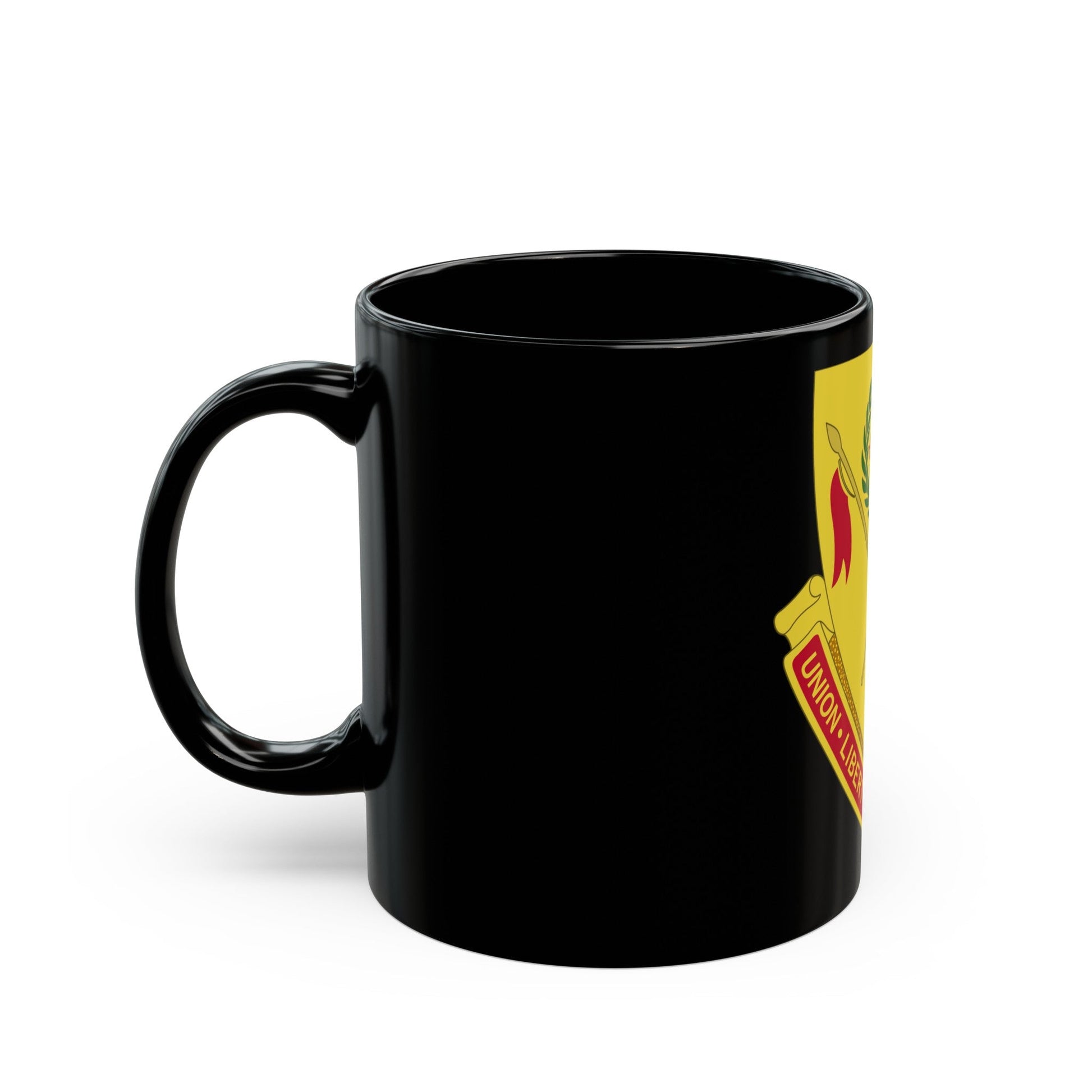 180th Field Artillery Battalion (U.S. Army) Black Coffee Mug-The Sticker Space