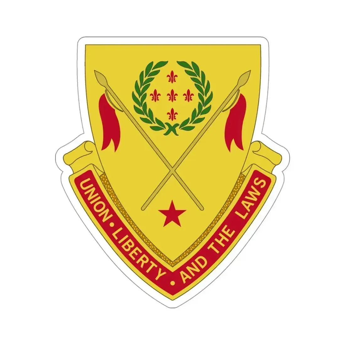 180th Field Artillery Battalion (U.S. Army) STICKER Vinyl Die-Cut Decal 4 Inch - The Sticker Space