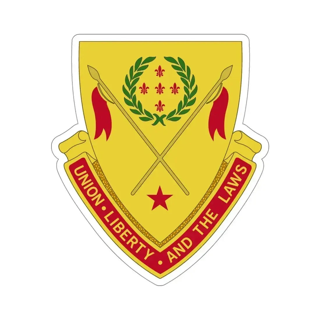 180th Field Artillery Battalion (U.S. Army) STICKER Vinyl Die-Cut Decal 5 Inch - The Sticker Space