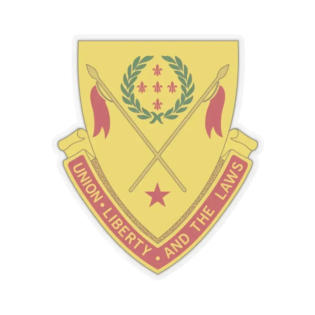 180th Field Artillery Battalion (U.S. Army) STICKER Vinyl Kiss-Cut Decal 2 Inch Transparent - The Sticker Space