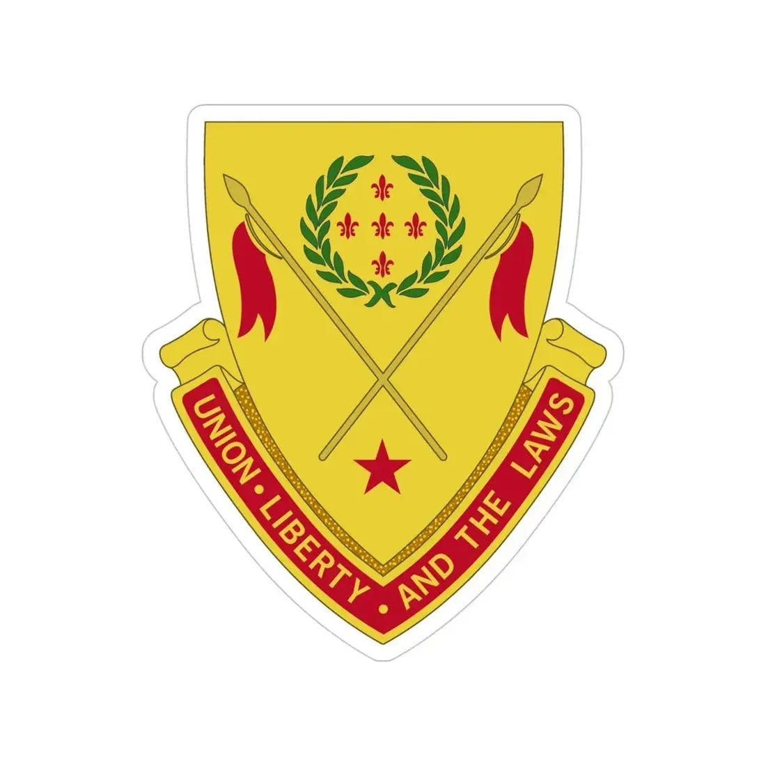 180th Field Artillery Battalion (U.S. Army) Transparent STICKER Die-Cut Vinyl Decal - The Sticker Space