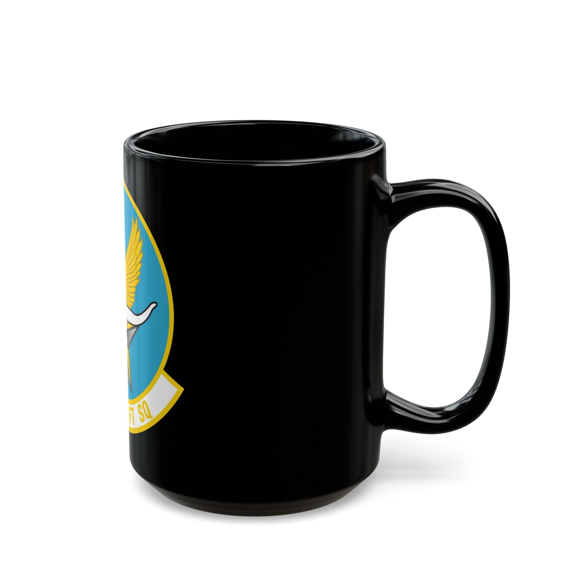 181 Airlift Squadron (U.S. Air Force) Black Coffee Mug-The Sticker Space