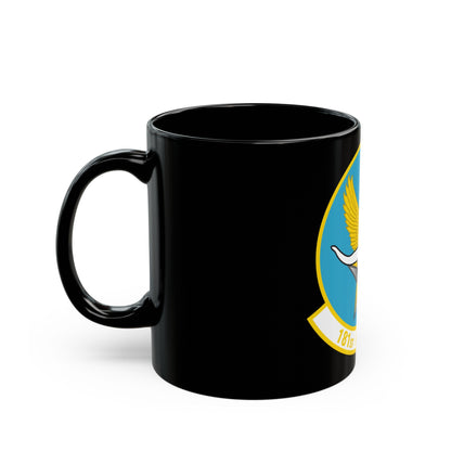 181 Airlift Squadron (U.S. Air Force) Black Coffee Mug-The Sticker Space