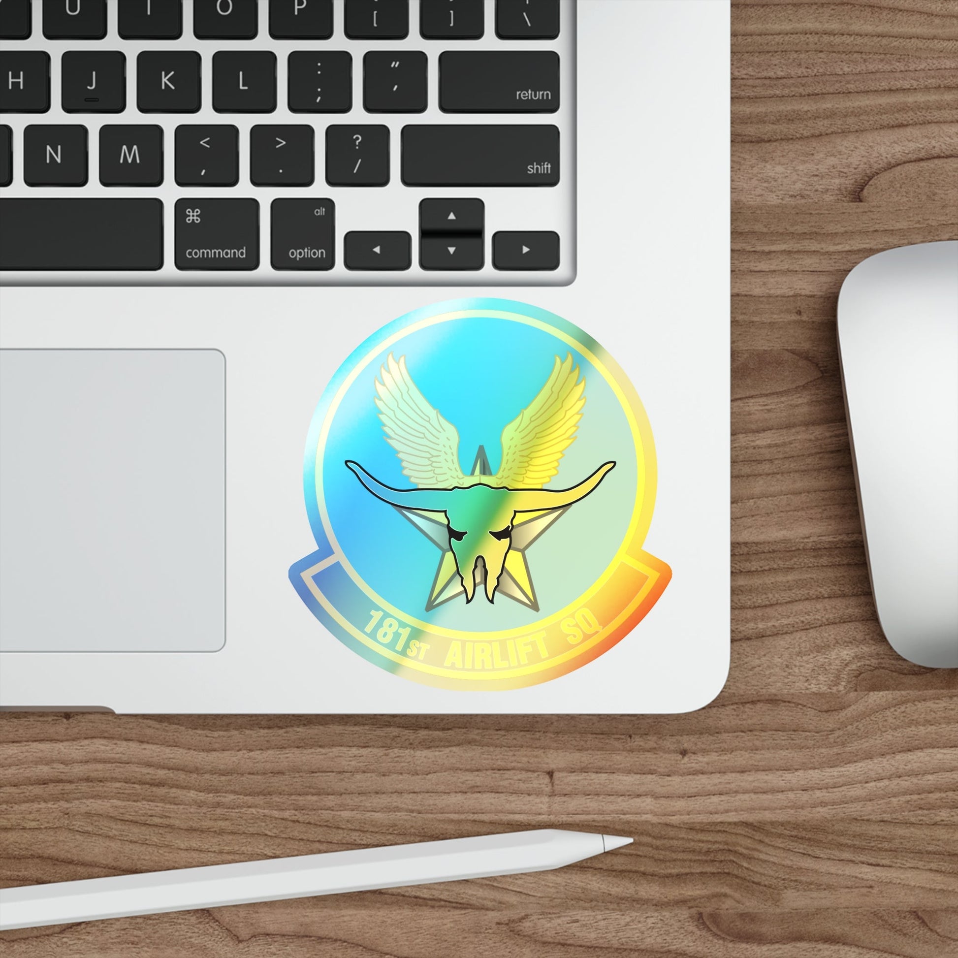 181 Airlift Squadron (U.S. Air Force) Holographic STICKER Die-Cut Vinyl Decal-The Sticker Space