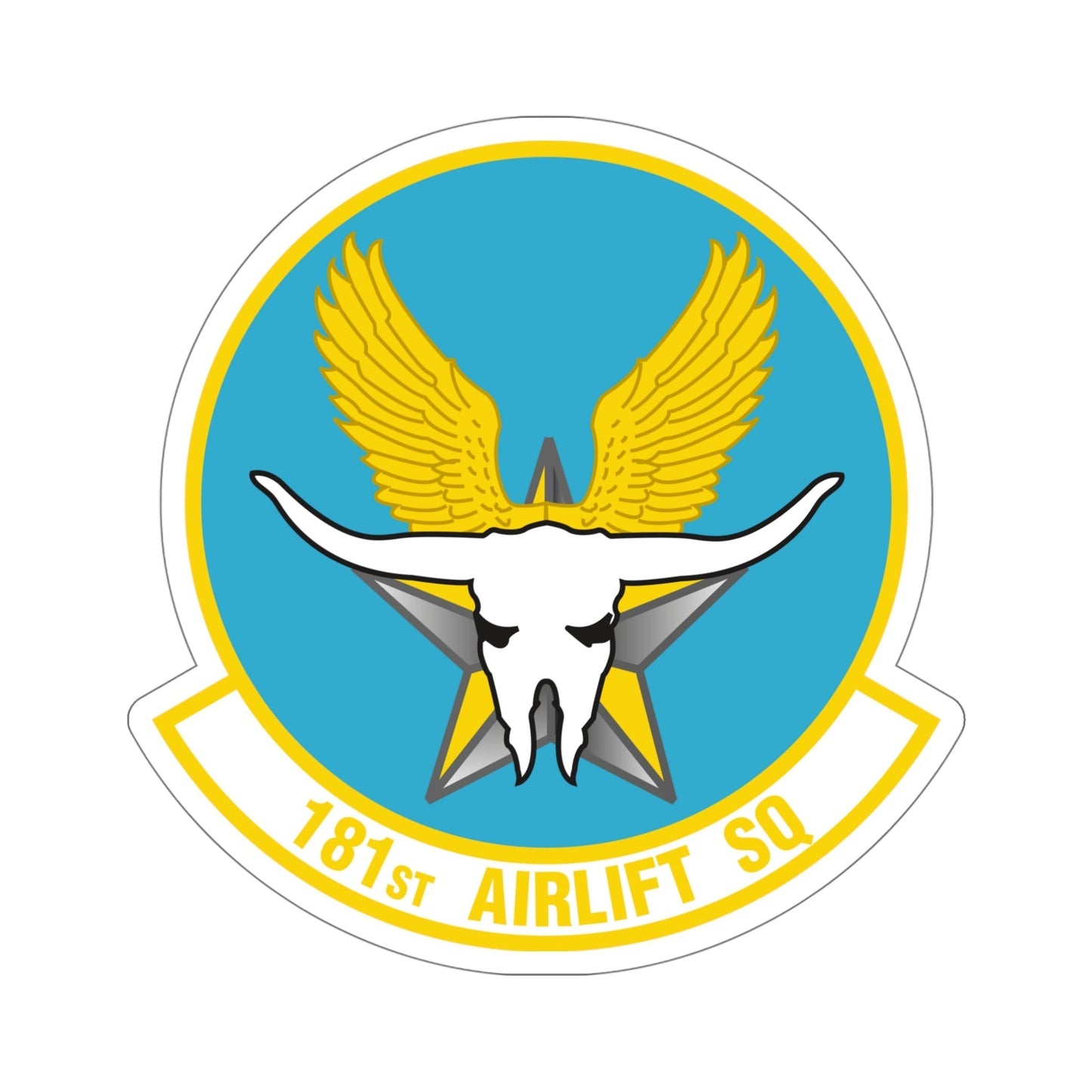 181 Airlift Squadron (U.S. Air Force) STICKER Vinyl Die-Cut Decal-5 Inch-The Sticker Space