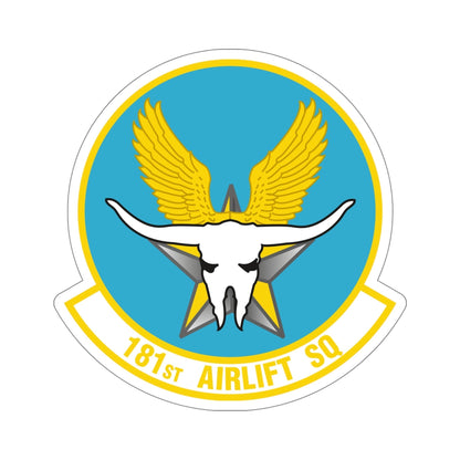 181 Airlift Squadron (U.S. Air Force) STICKER Vinyl Die-Cut Decal-6 Inch-The Sticker Space