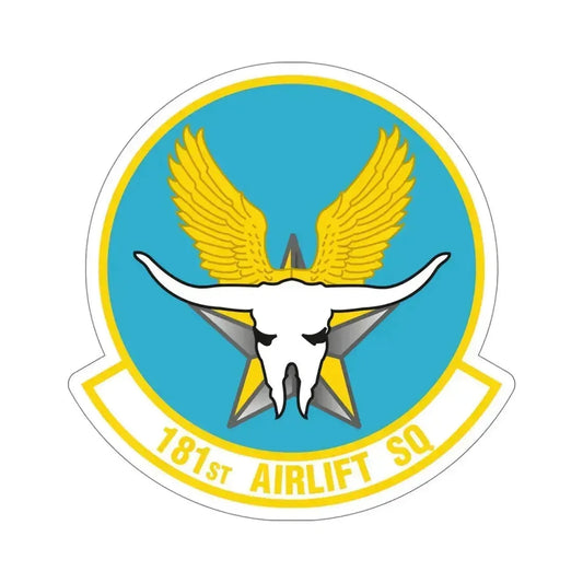 181 Airlift Squadron (U.S. Air Force) STICKER Vinyl Die-Cut Decal 6 Inch - The Sticker Space