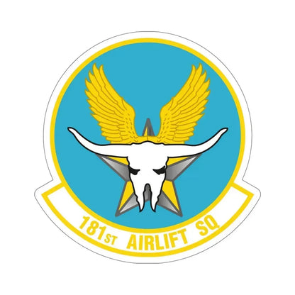 181 Airlift Squadron (U.S. Air Force) STICKER Vinyl Die-Cut Decal 6 Inch - The Sticker Space