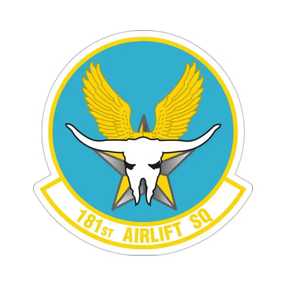181 Airlift Squadron (U.S. Air Force) STICKER Vinyl Die-Cut Decal - The Sticker Space