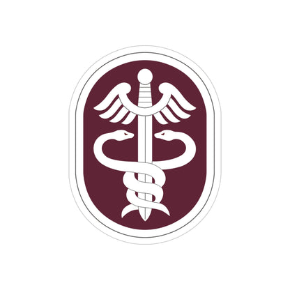 Medical Command 2 (U.S. Army) REVERSE PRINT Transparent STICKER