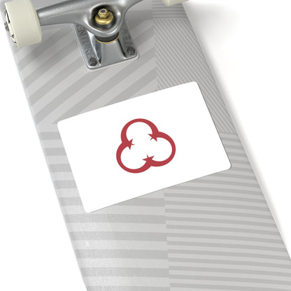 Flag of Oiso Kanagawa (Japan) STICKER Vinyl Kiss-Cut Decal