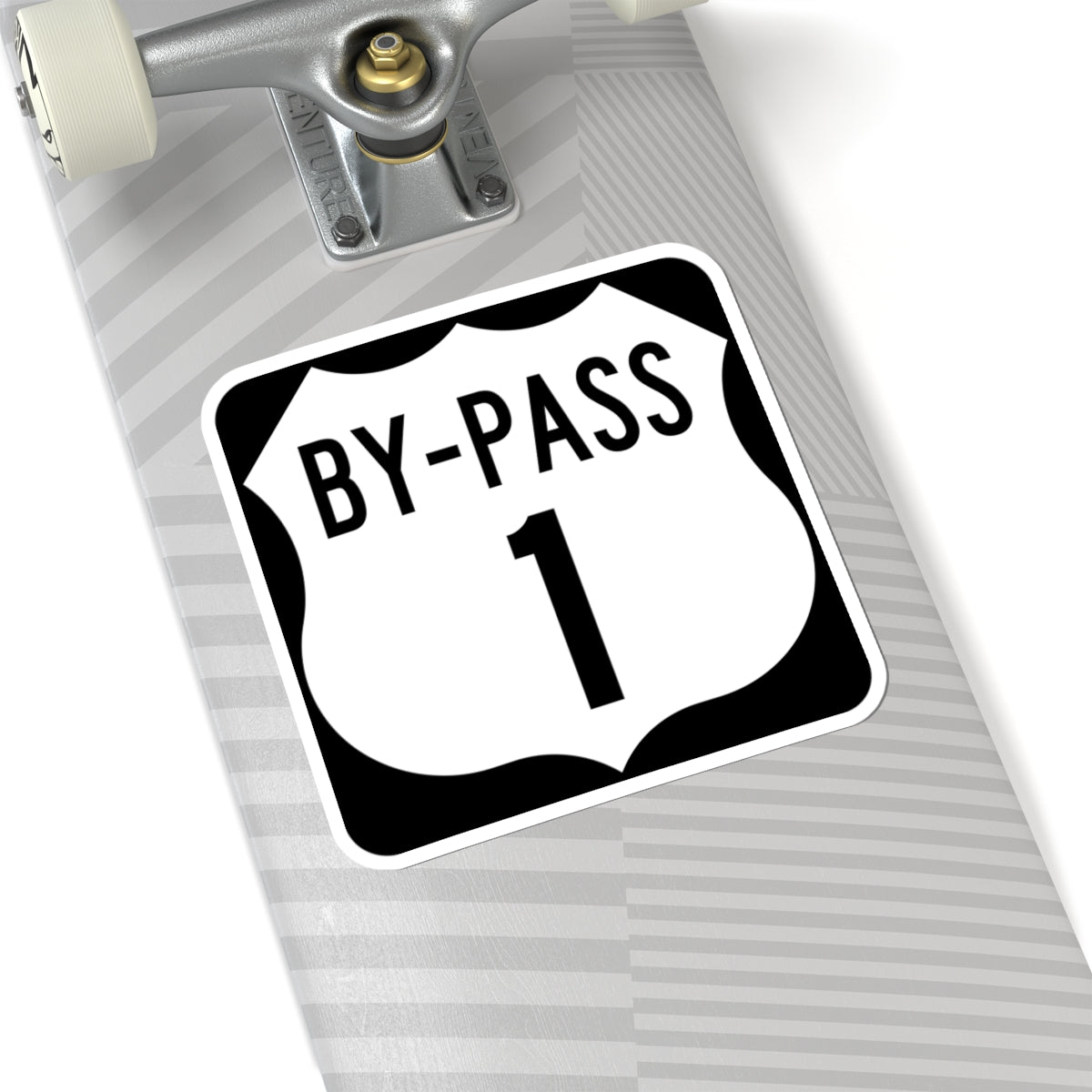 US 1 Bypass (New Hampshire) (Road Sign) STICKER Vinyl Kiss-Cut Decal