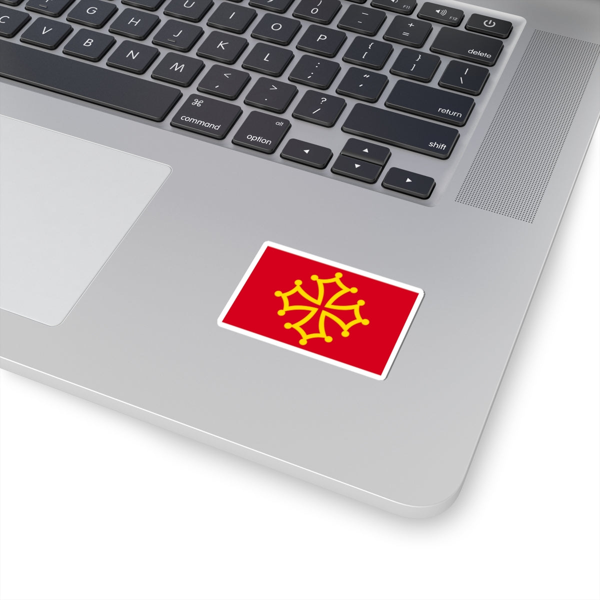 Flag of Occitania (France) STICKER Vinyl Kiss-Cut Decal