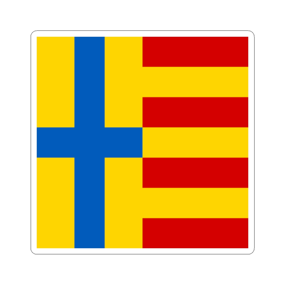 Strusiv flag (Ukraine) STICKER Vinyl Kiss-Cut Decal