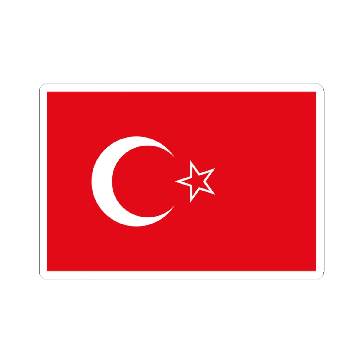 Flag of Hatay (Syria) STICKER Vinyl Kiss-Cut Decal