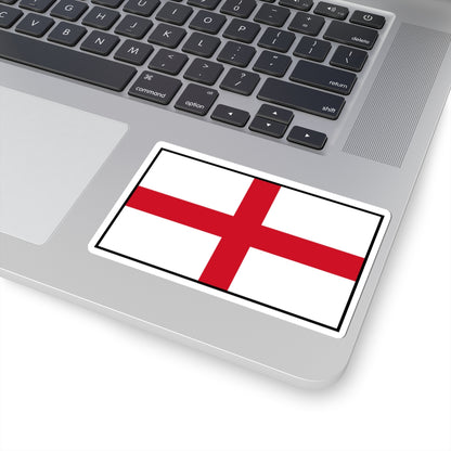 Flag of England bordered (England) STICKER Vinyl Kiss-Cut Decal