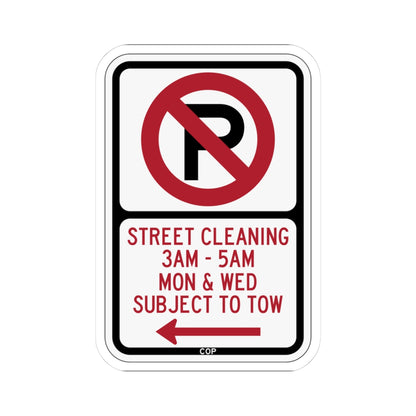 PBOT Road sign P1100R (Oregon) (Road Sign) STICKER Vinyl Kiss-Cut Decal