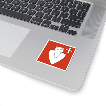 CHE Schwamendingen ZH Flag (Switzerland) STICKER Vinyl Kiss-Cut Decal