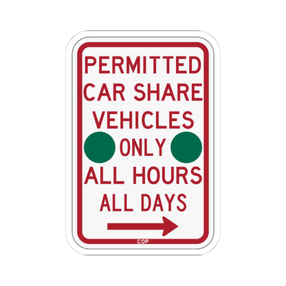 PBOT Road sign P4500R-G (Oregon) (Road Sign) STICKER Vinyl Kiss-Cut Decal