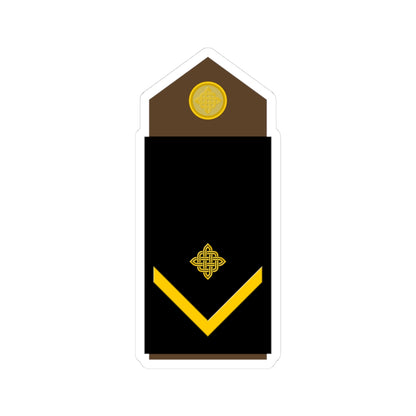 Army HRV OR 04 (Croatia) (Military Rank) STICKER Vinyl Kiss-Cut Decal