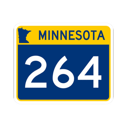 MN-264 wide (Minnesota) (Road Sign) STICKER Vinyl Kiss-Cut Decal
