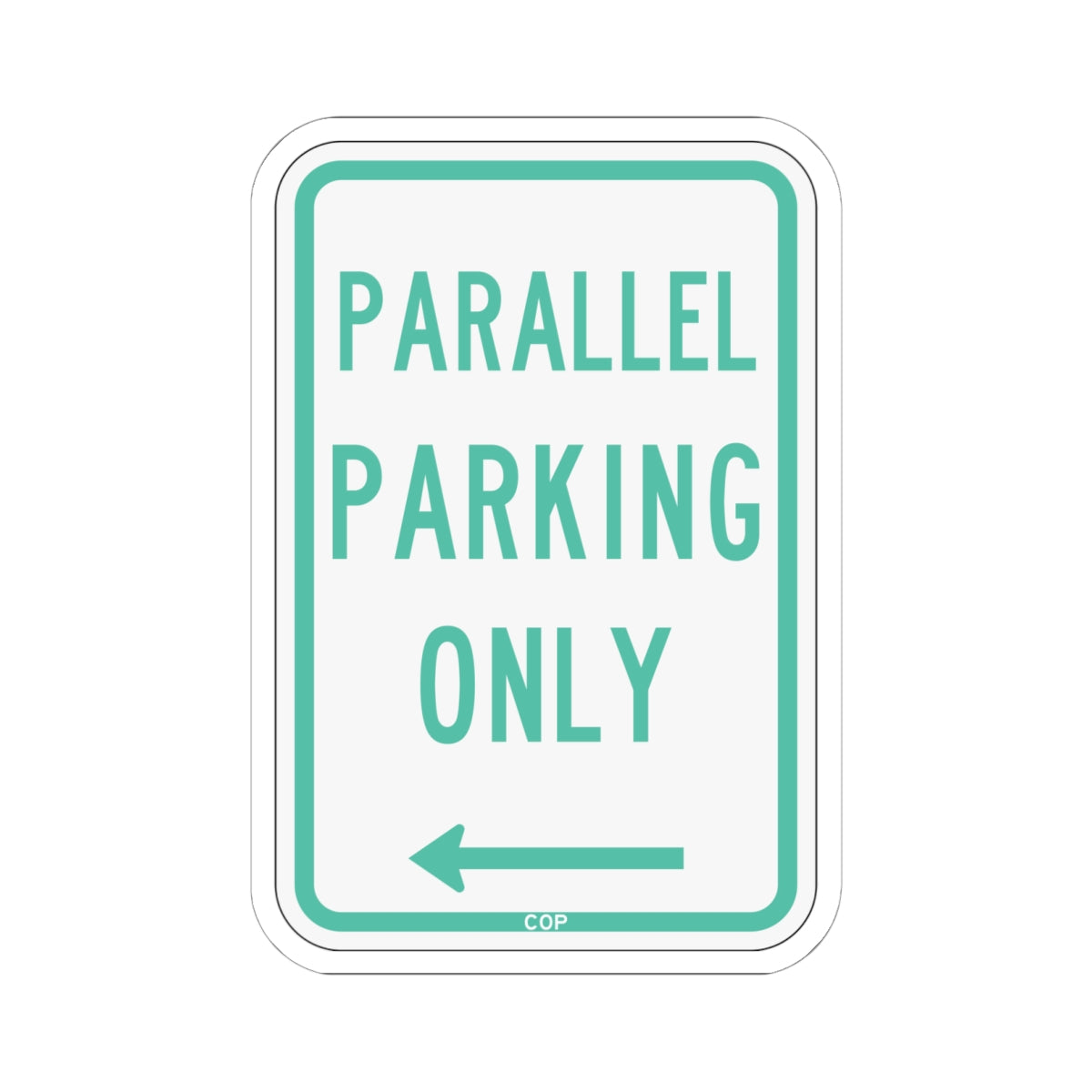 PBOT Road sign P4600R (Oregon) (Road Sign) STICKER Vinyl Kiss-Cut Decal